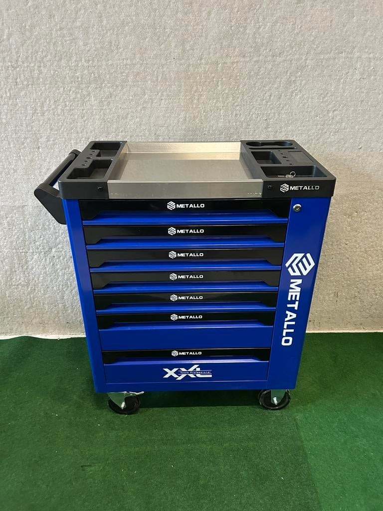 Nieuwe Metallo 7 lades,7 gevulde gereedschapwagen, Ophalen, Metallo, Nieuw, Metallo