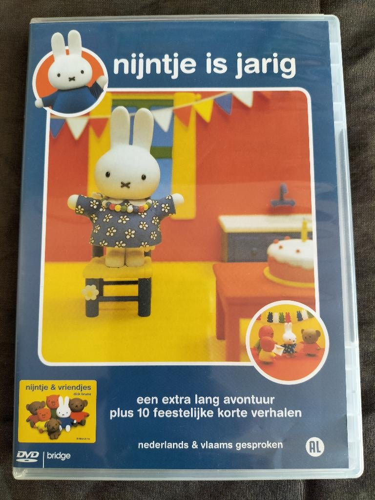 Dvd - nijntje is jarig, Alle leeftijden, Ophalen of Verzenden, Zo goed als nieuw, Tv fictie