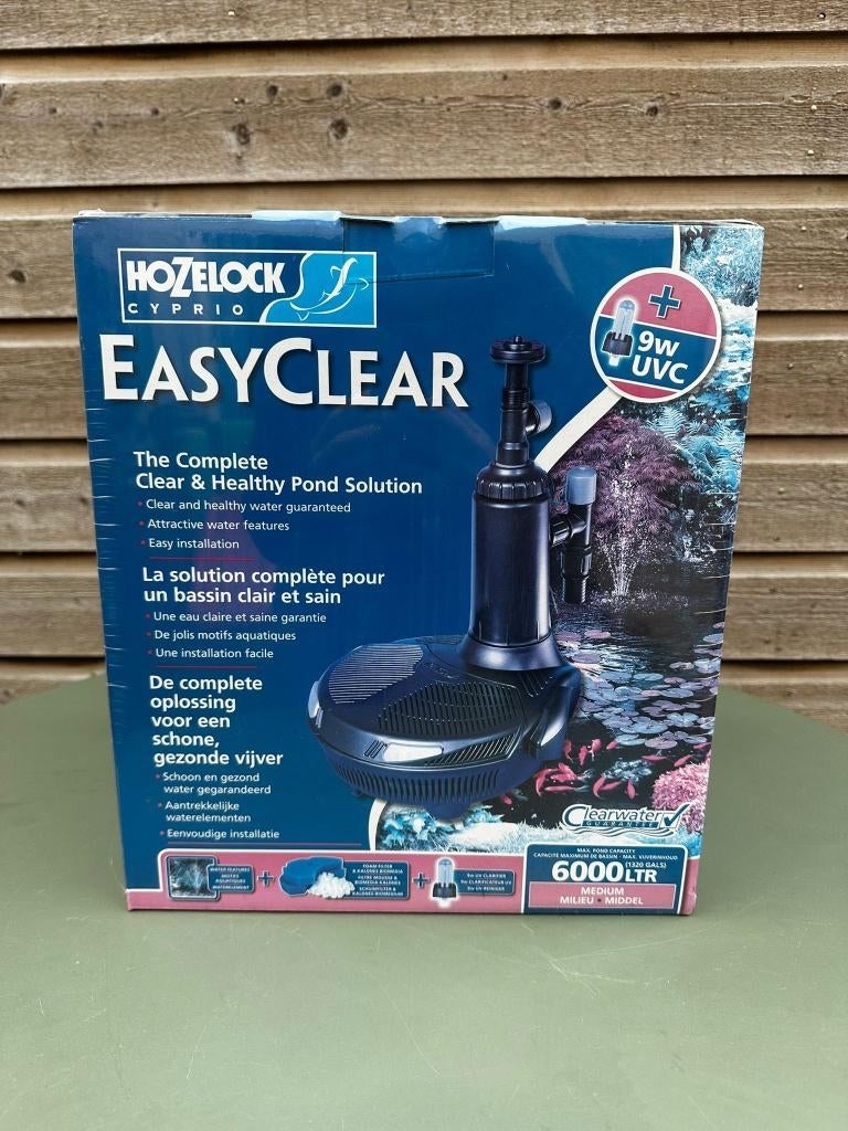 Vijverpomp + vijverfilter - Hozelock Easyclear 6000, Ophalen of Verzenden, Gebruikt, Vijverpomp
