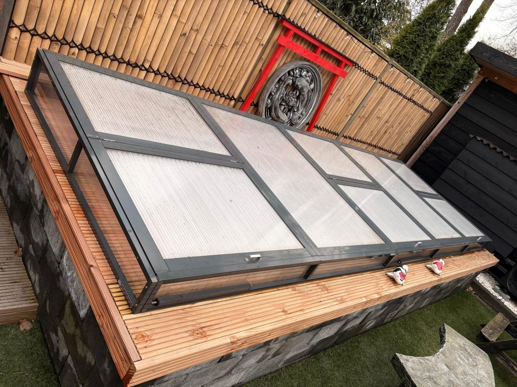 Vijver overkapping / winterkap, Ophalen, Gebruikt