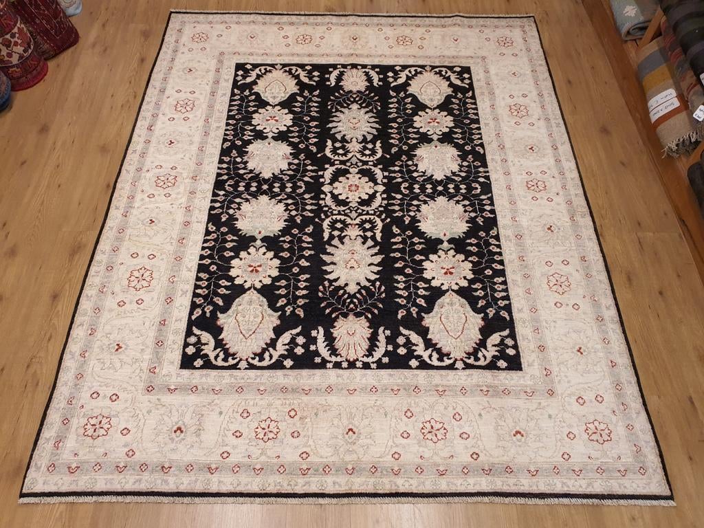 Handgeknoopt oosters tapijt ziegler 248x203, Info@SlatsAntiek.nl, Perzisch, Vof Slats Antiek, Ophalen of Verzenden