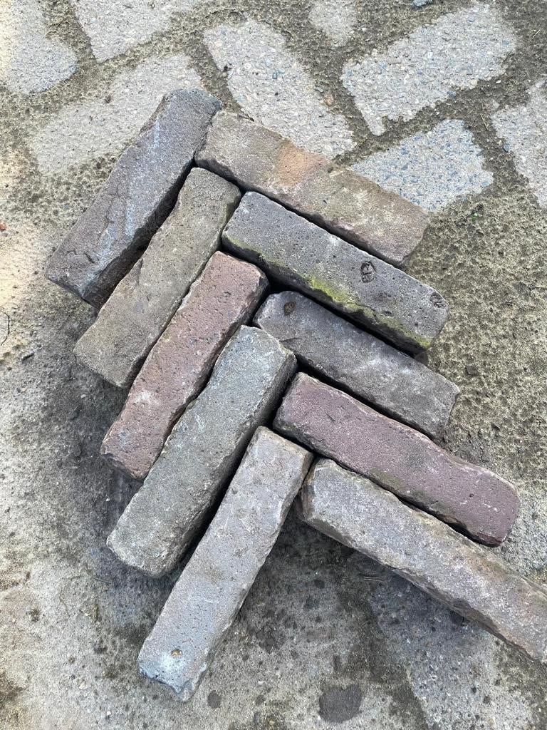 ✅️🧱200M2 OUD GEBAKKEN WAALTJES.  5 DUIMERS, Tuin en Terras, Tegels en Klinkers, Ophalen of Verzenden, Gebruikt, Keramiek, Klinkers