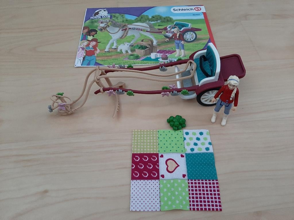 Schleich 42467 Koets voor paardenshow, Verzamelen, Speelgoed, Ophalen of Verzenden, Gebruikt