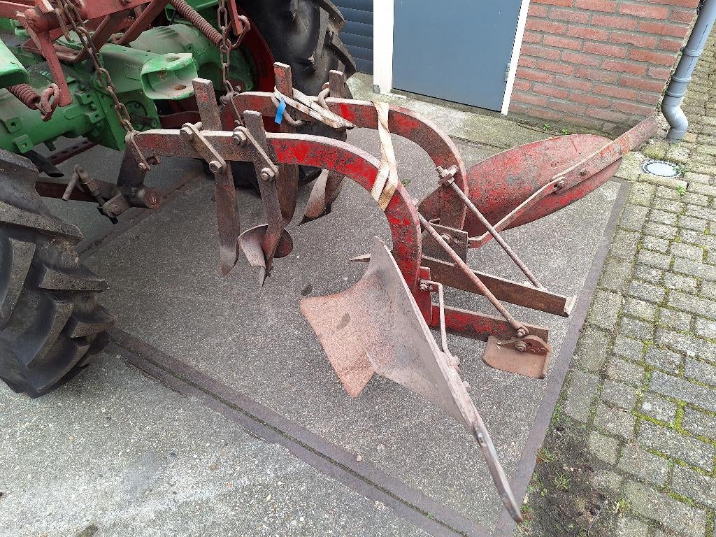 ploeg 1 scharig oldtimer, Ophalen, Gebruikt