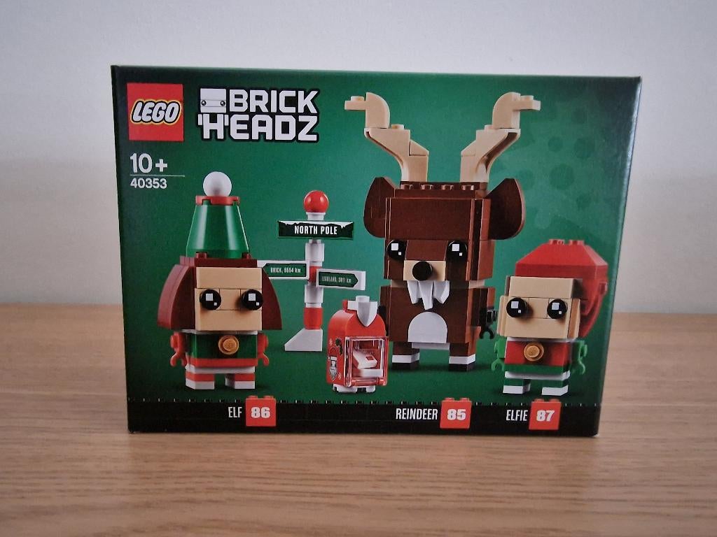 lego brick headz 40353 reindeer (rendier) elf en elfie, BrickHeadz, Lego, Nieuw, Ophalen of Verzenden