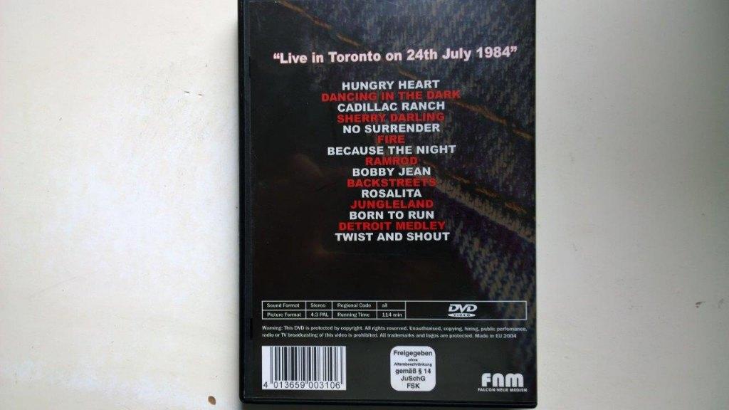 Bruce Springsteen & The E-Street Band - Live In Toronto (DVD, Alle leeftijden, Ophalen of Verzenden, Zo goed als nieuw, Muziek en Concerten