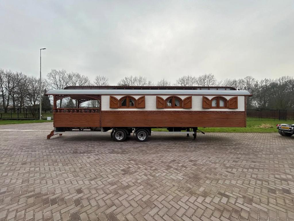 kuiper Tiny house be camper oplegger 8 ton pipowagen woonwag, Auto's, Vrachtwagens, Bedrijf, Aanhangers en Opleggers, Overige brandstoffen