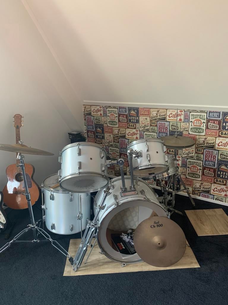 Pearl drumstel, Ophalen, Gebruikt, Pearl