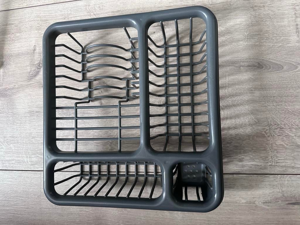 Keukenspeelgoed - Grijs afdruiprek voor borden en bestek, Kinderen en Baby's, Ophalen, Gebruikt, Kunststof