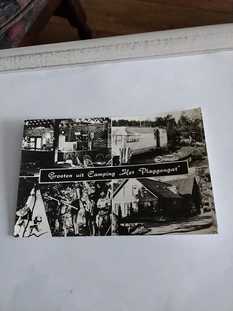 ERMELO  GROETEN UIT  CAMPING "HET PLAGGENGAT" 1971, Ophalen of Verzenden, 1960 tot 1980, Gelderland