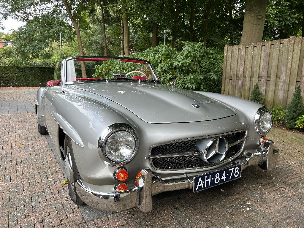 Mercedes 190SL, Auto's, Achterwielaandrijving, Cabriolet, Overige kleuren, 1900 cc