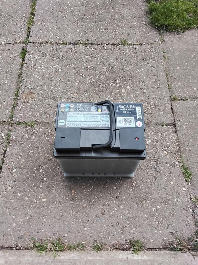 Banner EFB+ accu 12V 59Ah 380A DIN, volgeladen, Ophalen