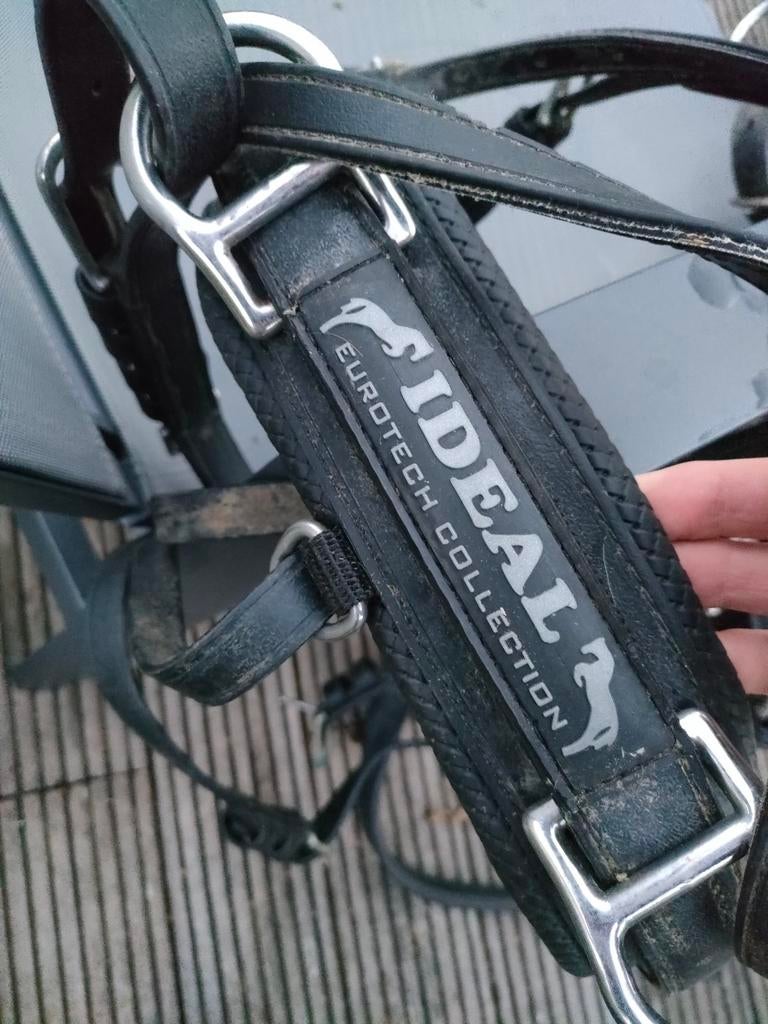 Ideal EuroTech 2-span tuig maat pony +ombouw set enkelspan, Dieren en Toebehoren, Paarden en Pony's | Hoofdstellen en Tuigage