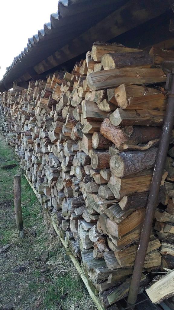 Haardhout, gekloofd en gedroogd, 6 m³ of meer, Ophalen, Overige houtsoorten, Blokken