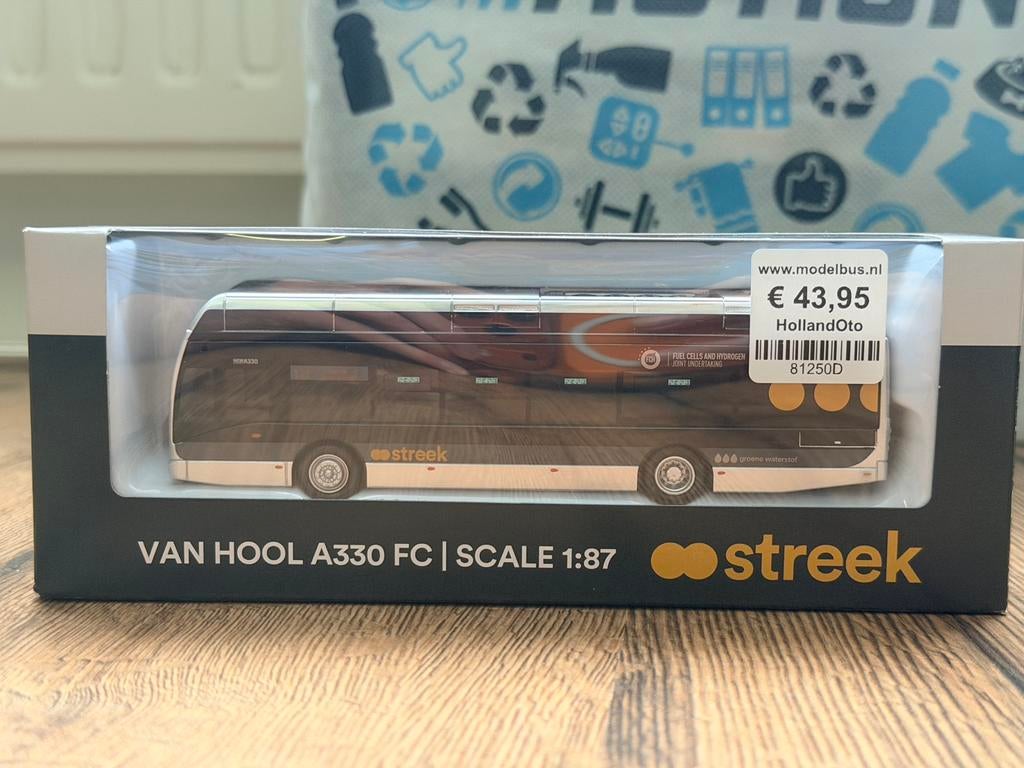 HollandOto 8-1250D Van Hool A330 Qbuzz Streek, Hobby en Vrije tijd, Modelauto's | 1:87, Ophalen of Verzenden, Nieuw, Bus of Vrachtwagen