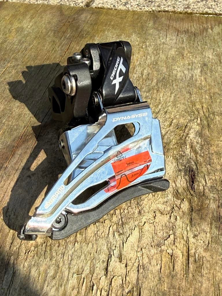 Shimano XT Voorderailleur en Schakelaar Set - Zo goed als ni, Ophalen of Verzenden, Zo goed als nieuw, Mountainbike, Derailleur of Ketting