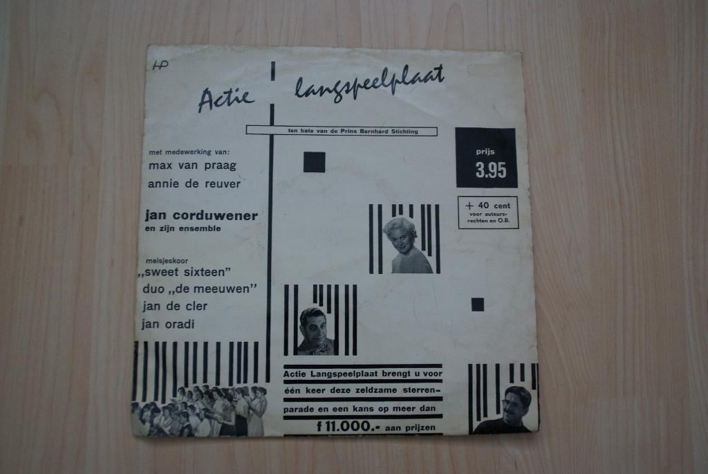 Vinyl, Actie langspeelplaat, mini lp, 1958, Ophalen of Verzenden, Gebruikt, 12 inch, Levenslied of Smartlap