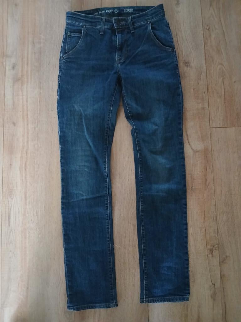 C&A skinny jeans maat 28/32, Kleding | Heren, Spijkerbroeken en Jeans, Ophalen of Verzenden, Gedragen, Blauw, W32 (confectie 46) of kleiner