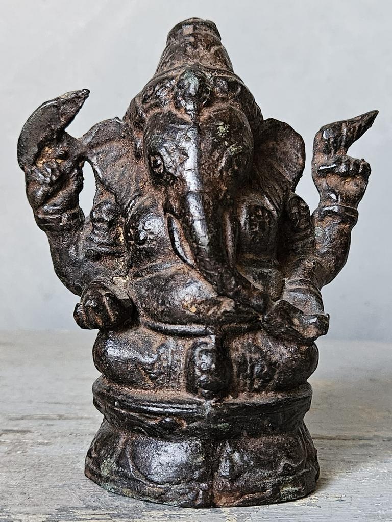 Bronzen ganesha, Antiek en Kunst, Antiek | Koper en Brons, Ophalen of Verzenden, Brons