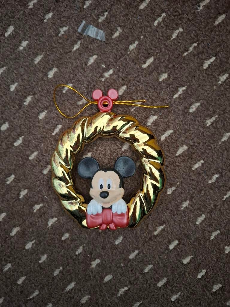 Mickey mouse kerstkrans, Ophalen of Verzenden, Mickey Mouse, Nieuw, Beeldje of Figuurtje