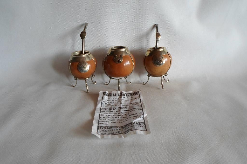 Mate Kalebas Bombilla 3x, Ophalen of Verzenden