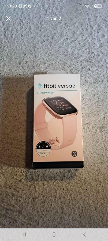 Fitbit Versa 2 Smartwatch - Zo goed als nieuw, Ophalen of Verzenden, Zo goed als nieuw, Fitbit, Afstand