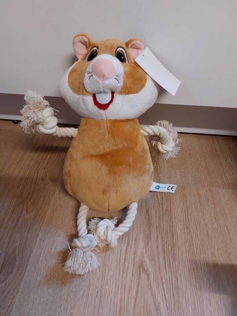 AH hamster knuffel dierendag, Kinderen en Baby's, Speelgoed | Knuffels en Pluche, Overige typen, Ophalen of Verzenden