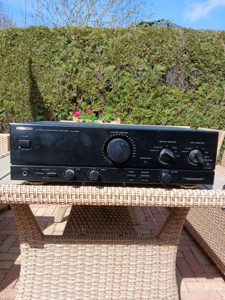 Kenwood KA-4020 Stereo Geïntegreerde Versterker BIEDEN!!!, Audio, Tv en Foto, Versterkers en Receivers, Gebruikt, 60 tot 120 watt
