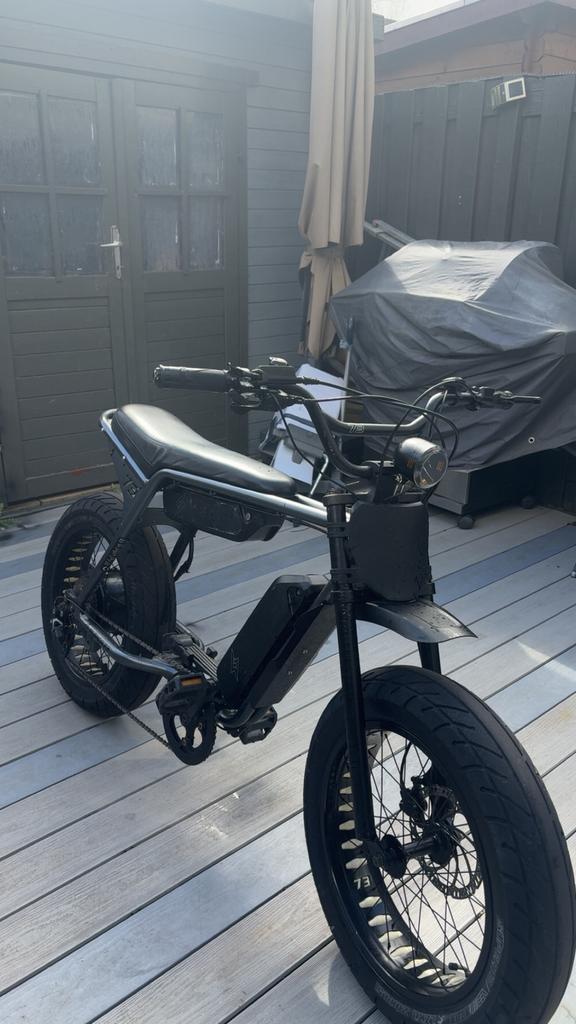 Super73 ZX Storm Grey + dubbele accu, Zo goed als nieuw, 59 cm of meer, 50 km per accu of meer, Ophalen