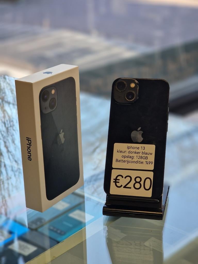 Iphone 13.   128 GB.   2 jaar garantie, 128 GB, Blauw, IPhone 13, Ophalen of Verzenden