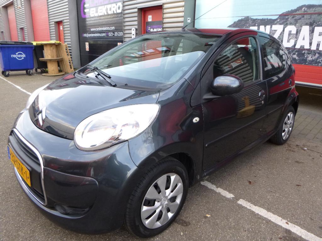Citroën C1 1.0i, 5deurs, AIRCO, alles electr. 57.246KM NAP!, Auto's, Voorwielaandrijving, Stof, Zwart, 4 stoelen