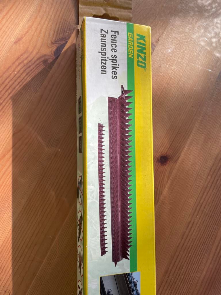 Kinzo Garden Fence Spikes - 5m vogel- en kattenwering, Tuin en Terras, Ophalen of Verzenden, Nieuw, Kunststof, Overige typen