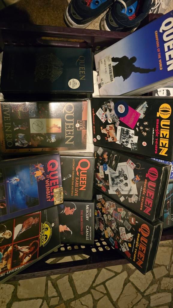 Videobanden van Queen, Ophalen of Verzenden, Zo goed als nieuw, Pop