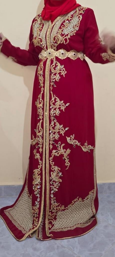 Marokkaanse jurk takshita, Ophalen of Verzenden, Zo goed als nieuw, Maat 46/48 (XL) of groter, Overige typen