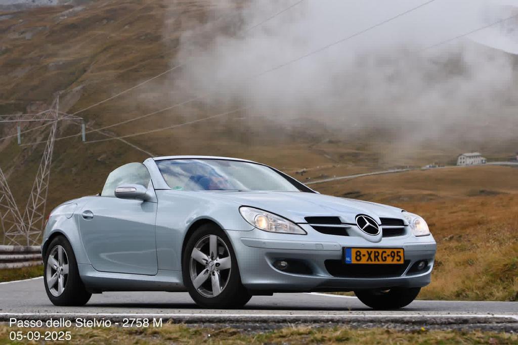 Mercedes-Benz SLK 1.8 Slk200 Kompr | Cabrio | AUT | 2007, Automaat, Achterwielaandrijving, Zwart, 4 cilinders