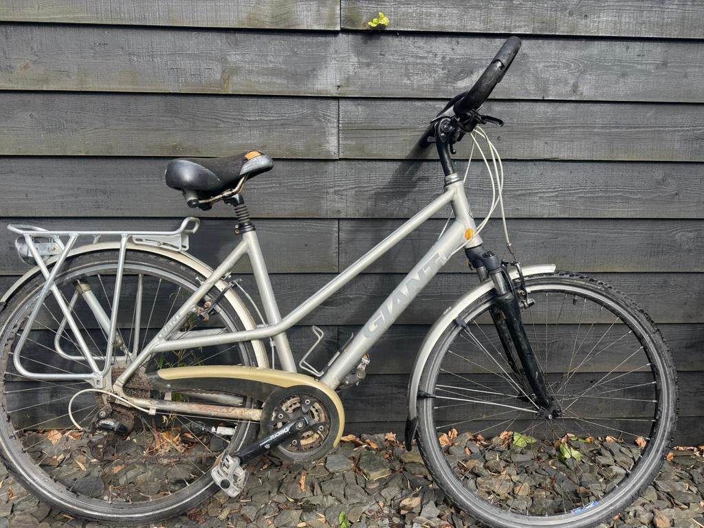 Giant damesfiets, Minder dan 10 versnellingen, Gebruikt, 26 inch, Giant