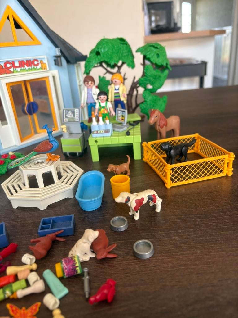 Playmobil dierenklinik, Ophalen of Verzenden, Zo goed als nieuw