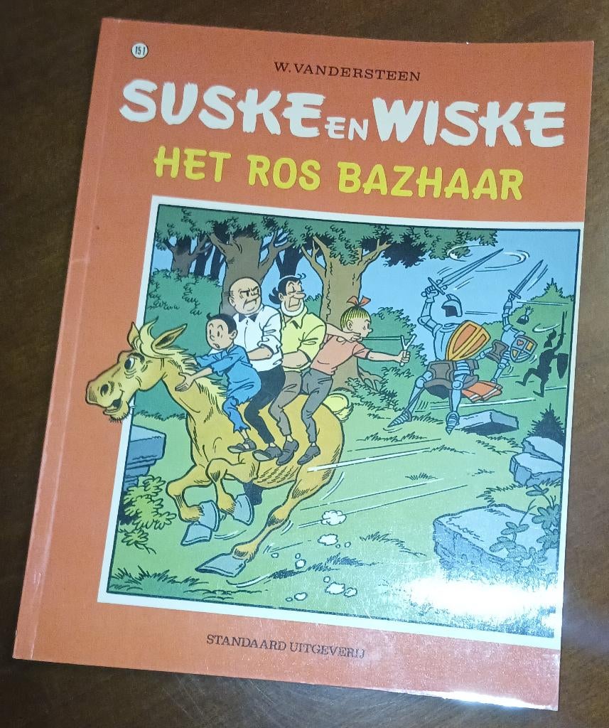 Suske en Wiske – Het ros Bazhaar (VK 151, 1974) 1ste druk, Boeken, Ophalen, Willy Vandersteen, Eén stripboek, Zo goed als nieuw
