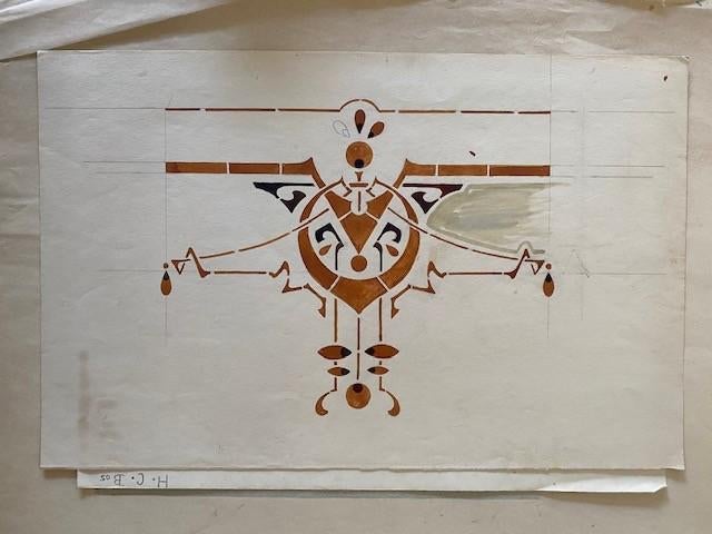 Nr.19: Tekeningen schilderijen ontwerpen van C Bos en H Bos, Ophalen