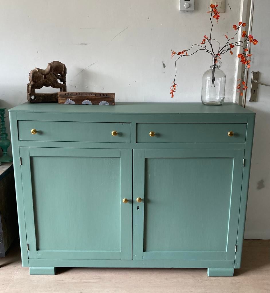 Oude commode / dressoir kast., Ophalen, Gebruikt, Vintage, 25 tot 50 cm