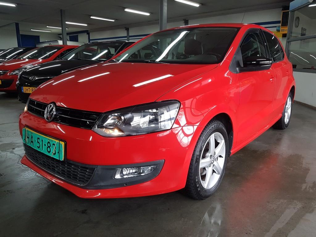 VW Polo 1200i 16V 5 DEURS Style uitvoering CLIMATRONIC, Auto's, Volkswagen, Voorwielaandrijving, Euro 5, Stof, Gebruikt