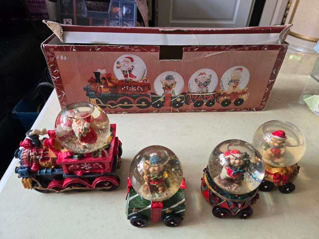 Kerst treintje, Ophalen