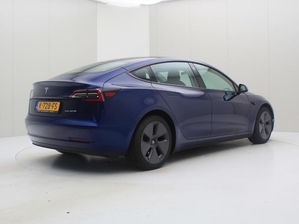 Tesla Model 3 Long-Range AWD 351pk 75 kWh FACELIFT [ WARMTEP, Automaat, Gebruikt, Zwart, Origineel Nederlands