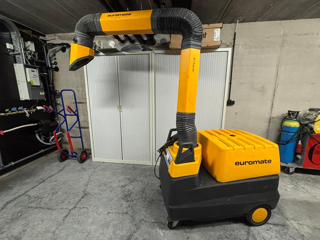 Euromate mfd 750w lasdamp afzuiging, Ophalen, Gebruikt, Afzuiger