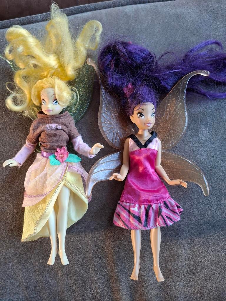 2 Disney poppen, Ophalen of Verzenden, Gebruikt