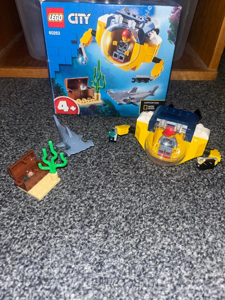 Lego City 60263 Oceaan Mini-onderzeeër, Lego, Ophalen of Verzenden, Compleet, Complete set