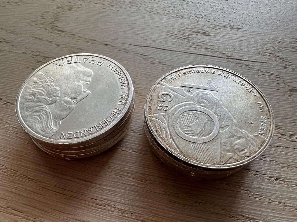 10x 10 gulden munt Beatrix (spotprijs), Ophalen, Setje, Koningin Beatrix, Zilver