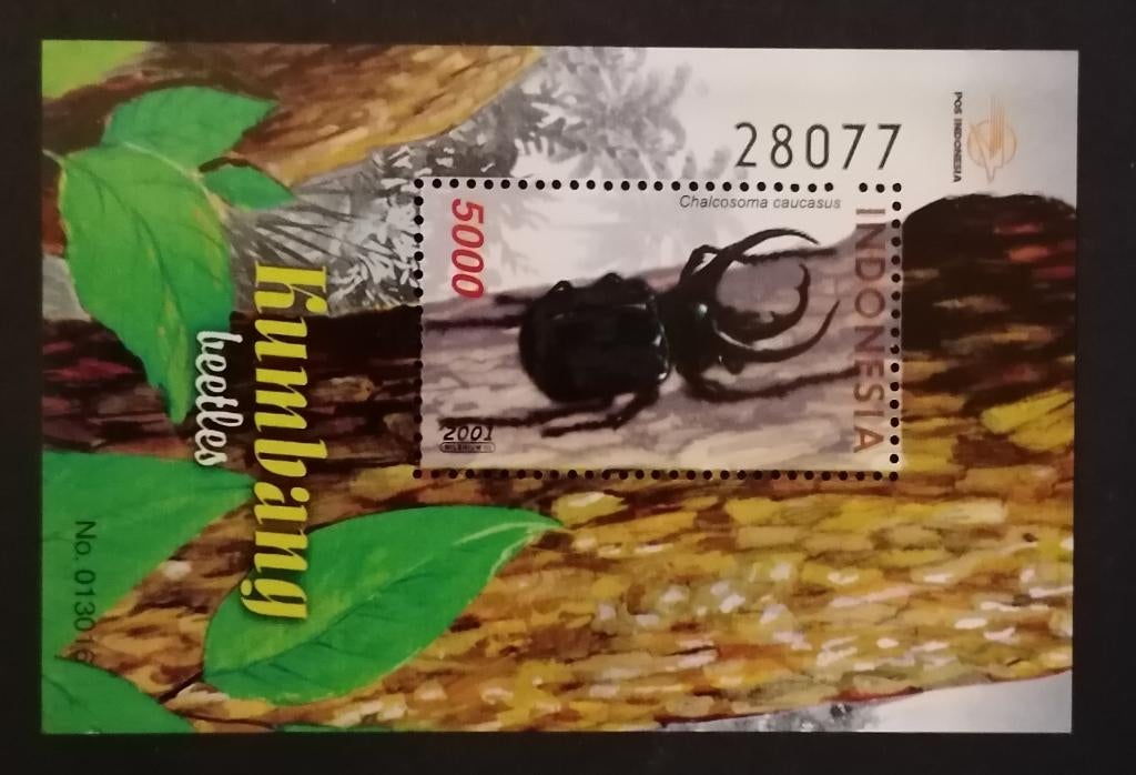 INDONESIË - blok kever 2001, Verzenden, Postfris, Zuid-Azië