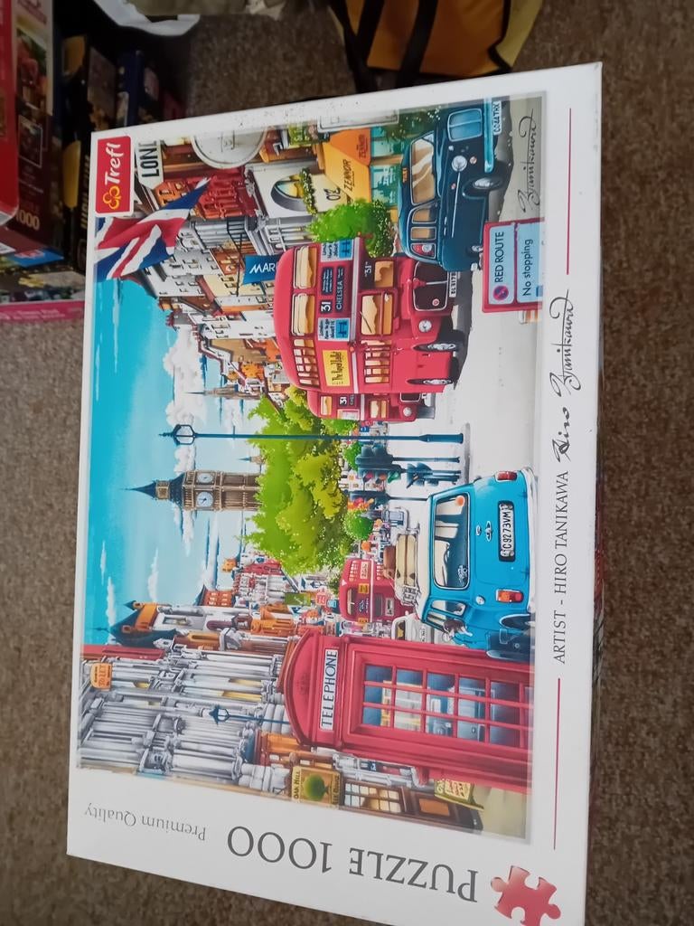 6x puzzel van 1000stukjes, Ophalen of Verzenden, 500 t/m 1500 stukjes