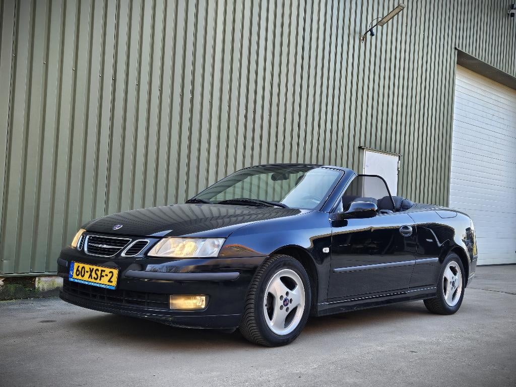 Saab 9-3 1.8 T 110KW Cabrio AUT 2005 | PDC | APK maart '27, 1998 cc, Traction-control, Zwart, 4 cilinders